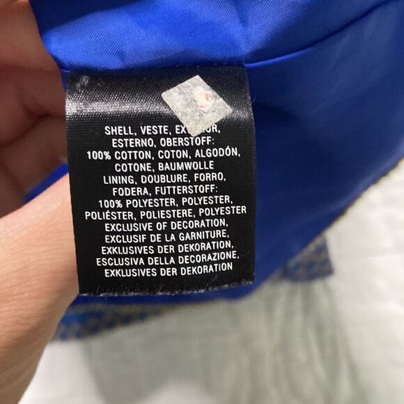 Anthropologie’s Leifsdottir Blue Patterned Flare Skirt - Picture 5 of 9